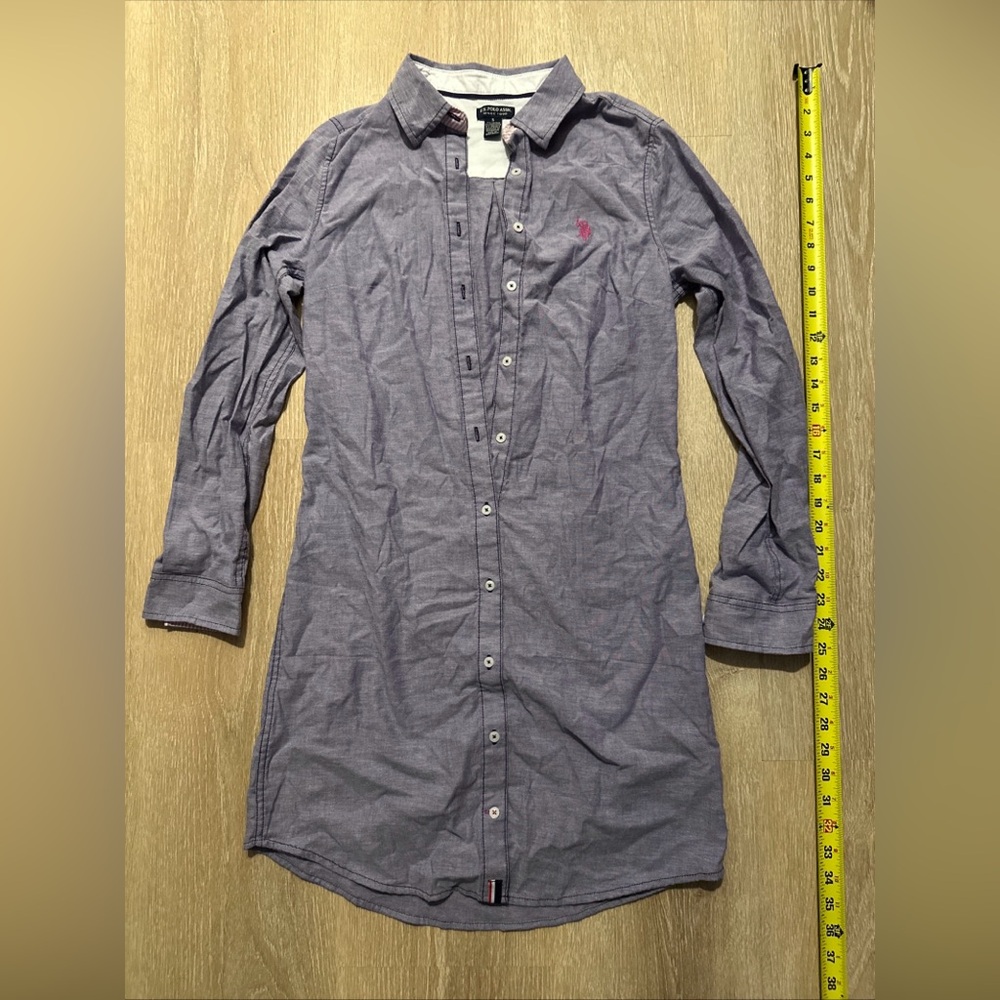 U.S. Polo Assn. Women’s Purple Dress NWT | Size S | Shirt Dress